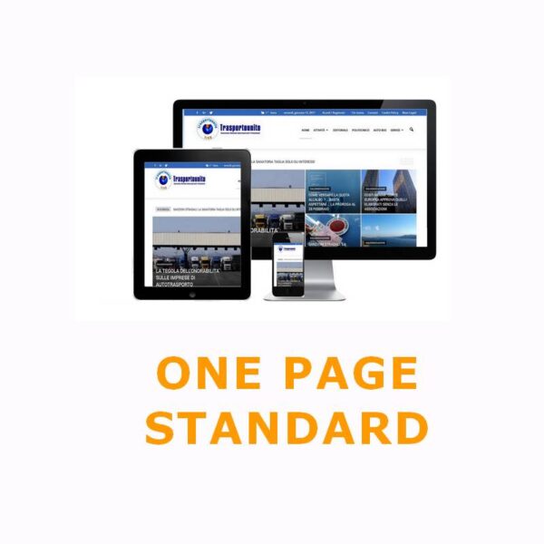 One Page WebSite - Standard